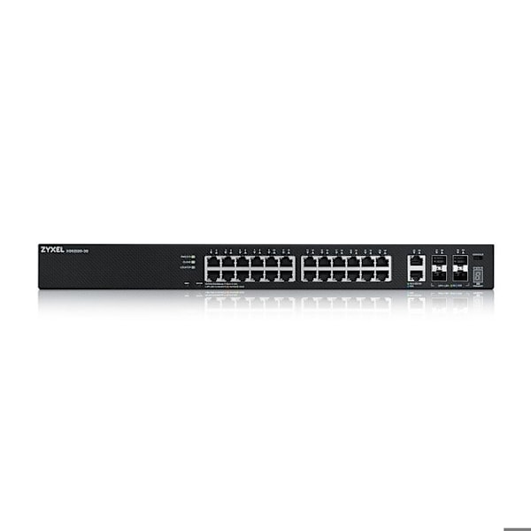 Kytkin - ZYXEL - XGS2220-30 - 24 porttia - 6 10G Uplink - L3-päätelaitteet & pinottavuus