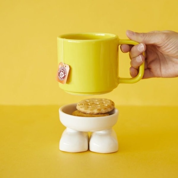 Mugg - Balvi - Mr Stand - Keramik - Gul - Original Design gul