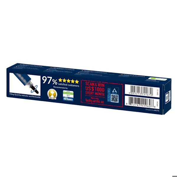 ARCTIC MX-4 8,5 W/m·K 45 g jäähdytyselementtiyhdistelmä (MX-4 2019 Edition Thermal Compound [45g]) - ACTCP00024A