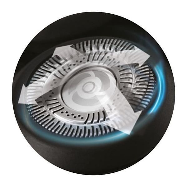 Pyörivä partakone - REMINGTON - XR1755 - SynX Hybrid - PivotBall - Joustavat terät - 100 % vedenkestävä - Toiminta-aika 50 min sort