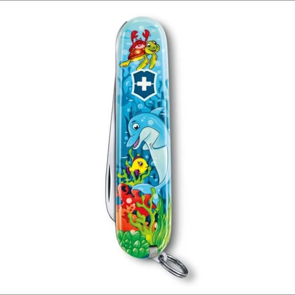 Lommekniv - VICTORINOX - Min Første Victorinox 0.2373.E1 - 9 Funktioner - Sikker - Barn Flerfarvet