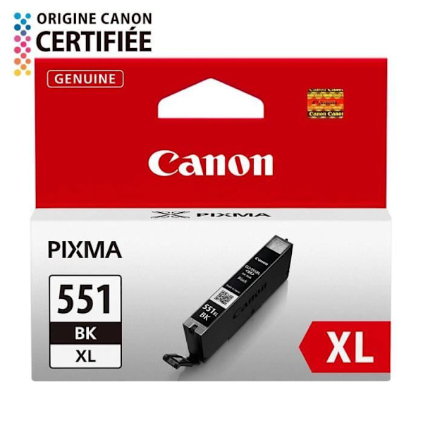 CANON CLI-551 XL sort blækpatron med høj kapacitet (CLI551XL)