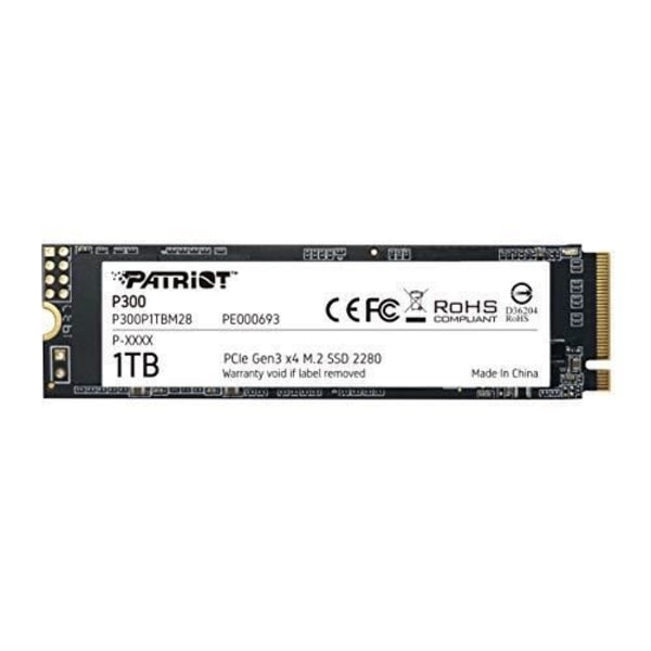 SSD - PATRIOT - P300 - 1 TB - PCIe 3.0 x4 - M.2 2280