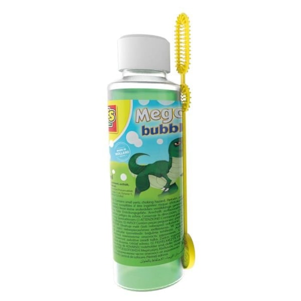 Puhalluskupla - SES - Mega Bubbles - 200 ml - Dinosurprise - Vihreä Grøn