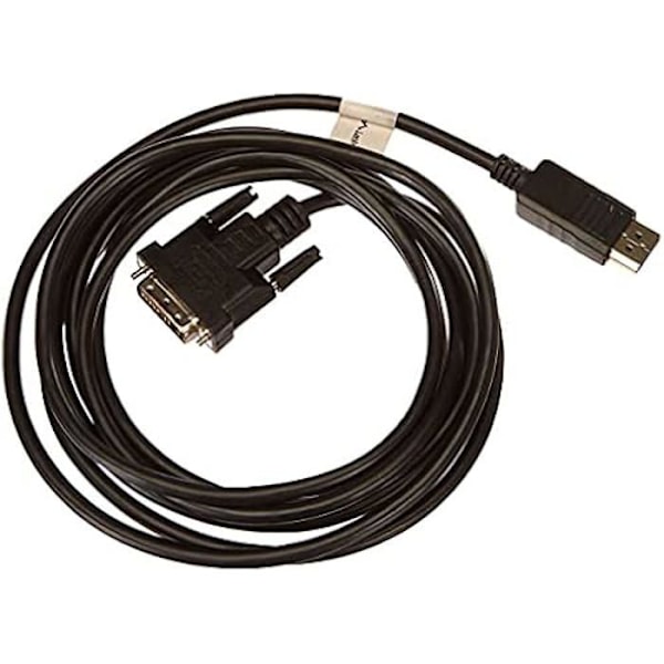 Displaykabel - LANBERG - DISPLAYPORT->DVI-D - 3m - Svart - Dubbellänk