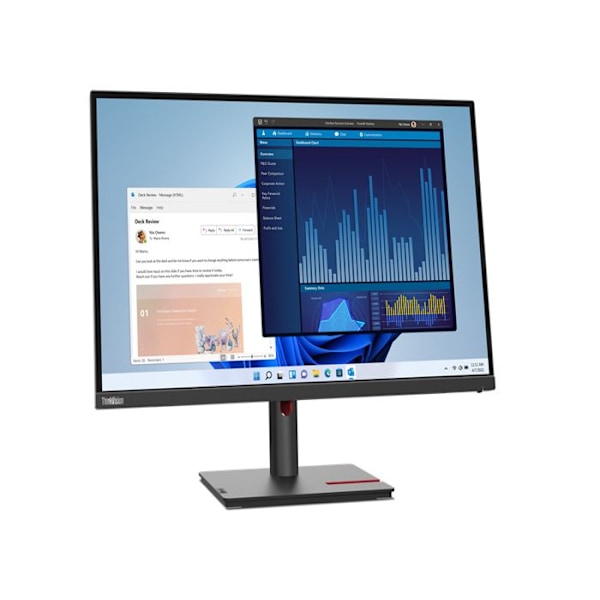 Lenovo ThinkVision T27p-30 68,6 cm (27) 3840 x 2160 pikseliä 4K Ultra HD LED Musta [Energieklasse F] () - 63A9GAT1EU