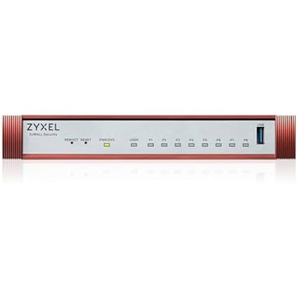 Firewall/VPN/UTM - ZYXEL - USG FLEX100 H-serien - Ultra høj ydeevne - 8 bruger-gigabit-porte