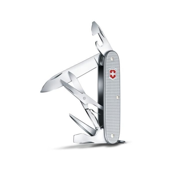 Couteau Schweiz - VICTORINOX - Pioneer X Alox - 93 mm - Aluminium - 9 Funktioner Sølv