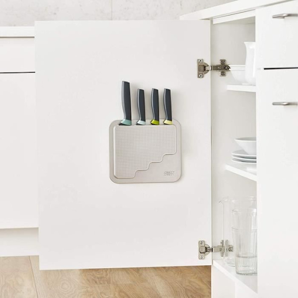 Joseph Joseph DoorStore Elevate knivset 31 cm silver/svart