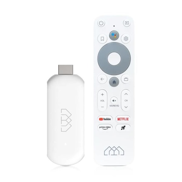Homatics-mediasoitin, Android TV 11, 32 Gt, 1 Gt RAM, HD Stick