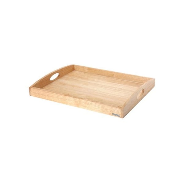 Plade af gummi - Firkantet - 54 cm x 42 cm - Indbyggede håndtag - Til voksne - Brun