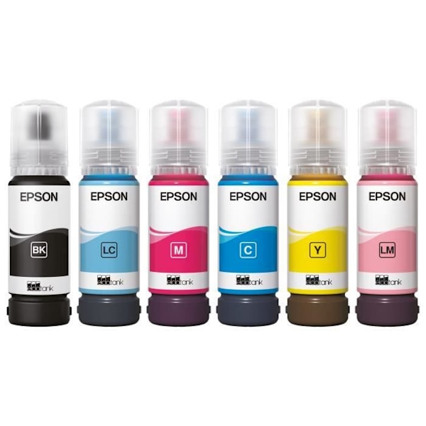 Epson 108 Cyan Light - Alkuperäinen Epson EcoTank -mustepullo