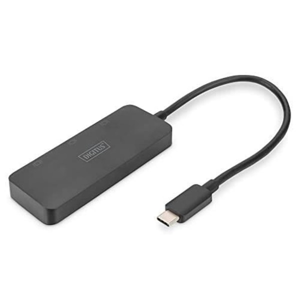 DIGITUS 3-PORTTINEN MST VIDEO HUB (USB-C -> 3X NÄYTTÖPORTTI) DS-45334