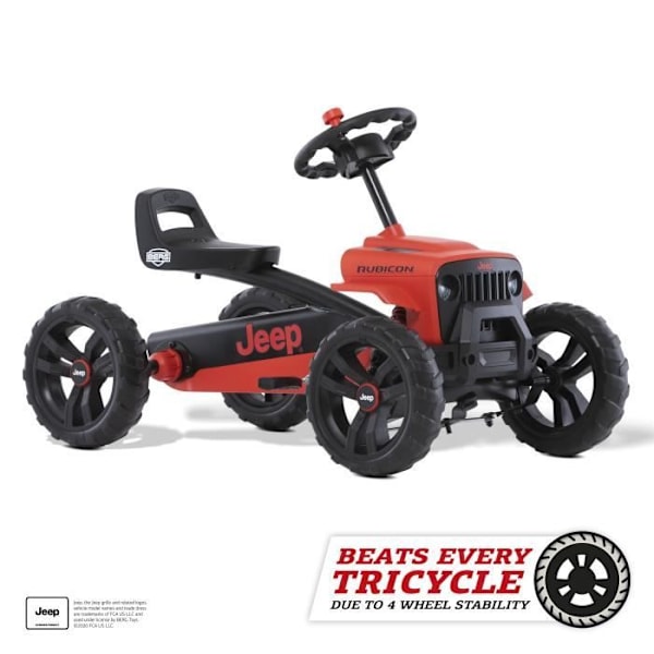Berg JEEP Buzzy Rubicon - Punainen - 4 pyörää - 9 kuukauden - 5 vuoden ikäisille lapsille