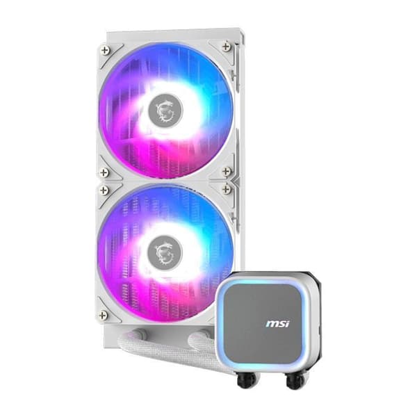MSI - MAG CORELIQUID A13 240 - Vattenkylningskit - 120 x 120 x 25 mm - Vit
