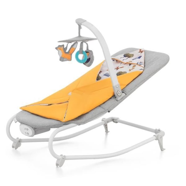 Transat-balanssi 2in1 FELIO 2 - KINDERKRAFT - Keltainen - Leikkikaari - Käännettävä - Kevyt Gul