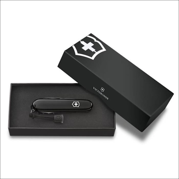 Lommekniv - Victorinox - Spartan Onyx Black - 12 funktioner - Rustfrit stål - 91mm sort