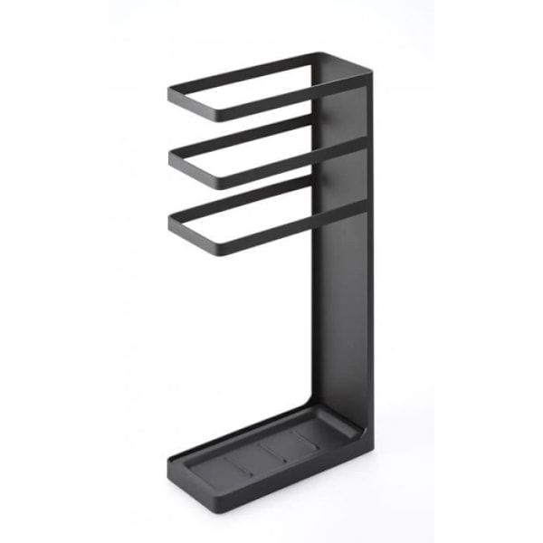 Paraplyholder - WADIGA - Rektangulær - Sort - Metal - Moderne Design Svart