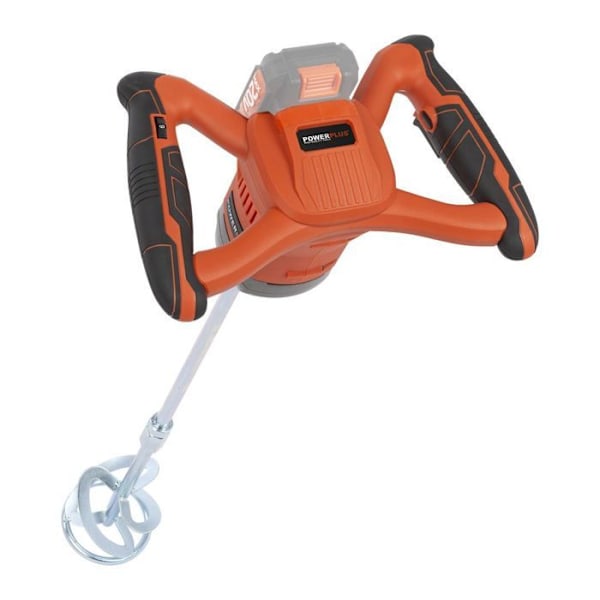Beton- og malingsblander - POWERPLUS - POWDP7080 - Trådløs - Orange - Sort Orange - Sort