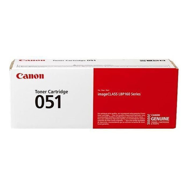 Canon 051 tonerpatron - Sort - Laser - Kompatibel med Canon imageCLASS - Ydelse op til 1700 sider