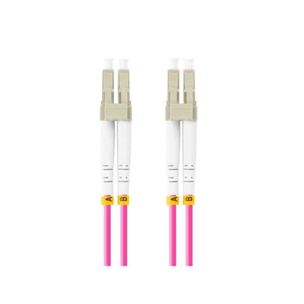 Fiberoptisk kabel - FO-LULU-MD41-0010-VT - 1 m - LC/UPC - OM4 grön