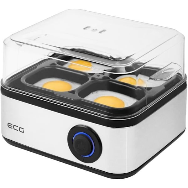 ECG UV 5080 Æggekoger, rustfrit stål, sølv