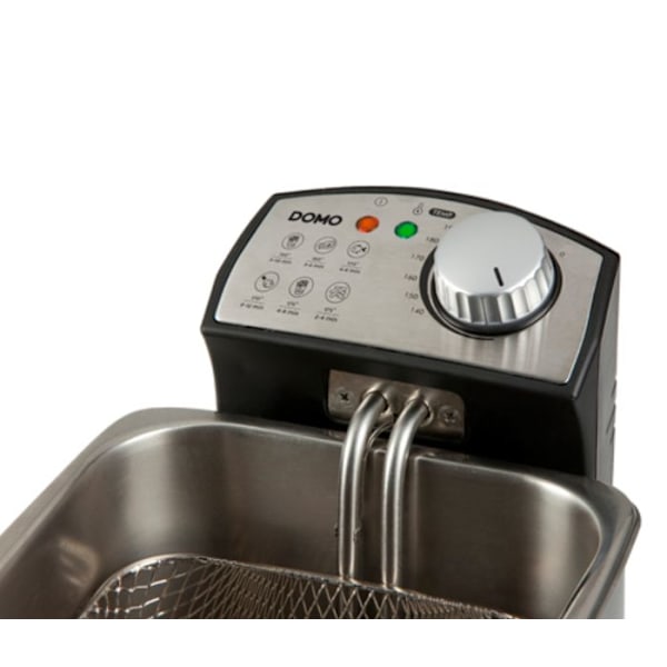 Fritös - DOMO - DO458FR - 4 liter - 3000W - Variabel temperatur - Timer