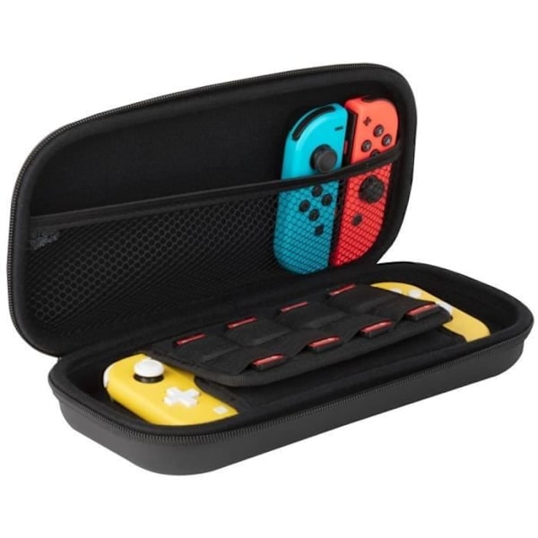 Naruto Shippuden suoja- ja kuljetuskotelo - KONIX - Nintendo Switch ja Switch OLED - Säilytystila 8 pelille - Naruto-aihe sort