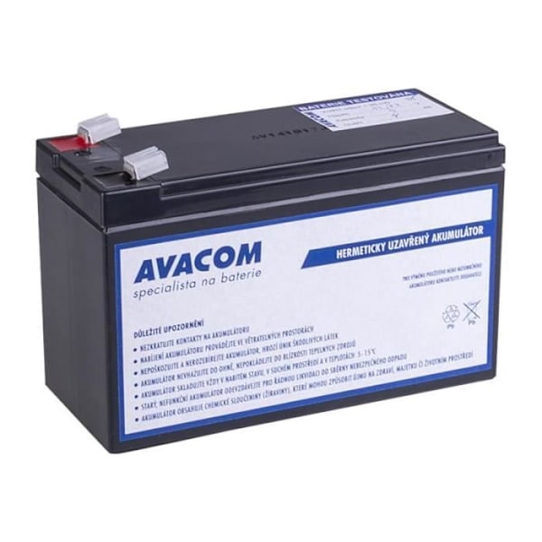 AVACOM UPS-batteri 1 x blysyre til P-N: 515-970, BE650G, BE650Y-IN, BE700-AZ, BE700-CP, BE700-RS, BE750G,...