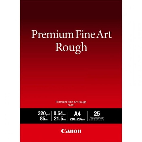 CANON Premium Fine Art Groft FA-RG1 A4 inkjet papir 25 ark