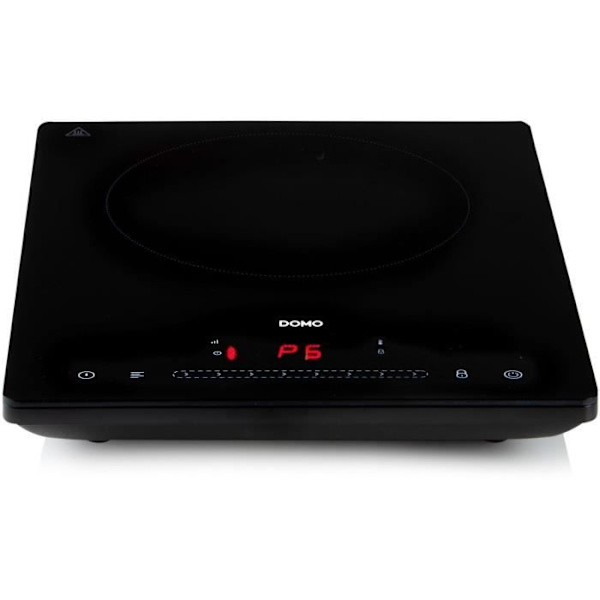 DOMO DO332IP - 1 polttimen induktioliesi - 2000 W - Kosketusnäyttö - 3 tunnin digitaalinen ajastin - 8 tehotasoa - 20 cm