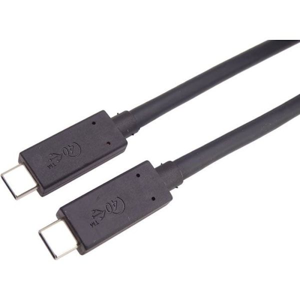PremiumCord USB4 40Gbps 8K@60Hz-kabel med USB-C- och Thunderbolt 3-kontakter, längd: 1,2m
