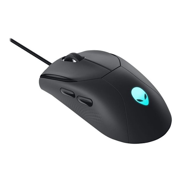 Gamingmus - ALIENWARE - AW320M - 19.000 DPI - 400 IPS - RGB-belysning Sort