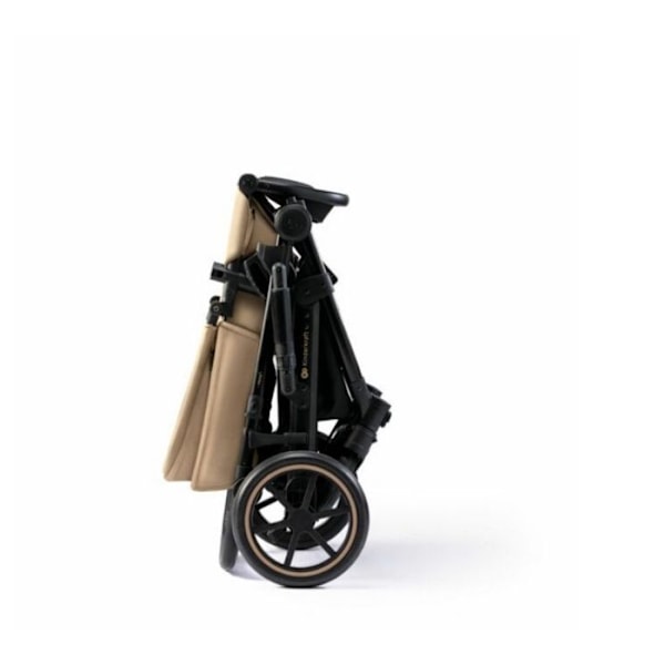 2 i 1 Kombineret Barnevogn - KINDERKRAFT PRIME2 - op til 22 kg - med rummelig Lygtevogn - Stort justeringsområde - Beige Beige