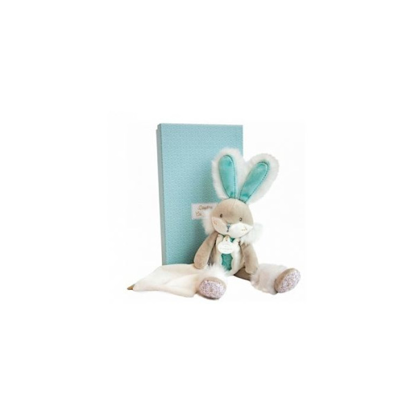 DOUDOU ET COMPAGNIE Sukkerkanin - Doudou Pantin Almond Flerfarvet