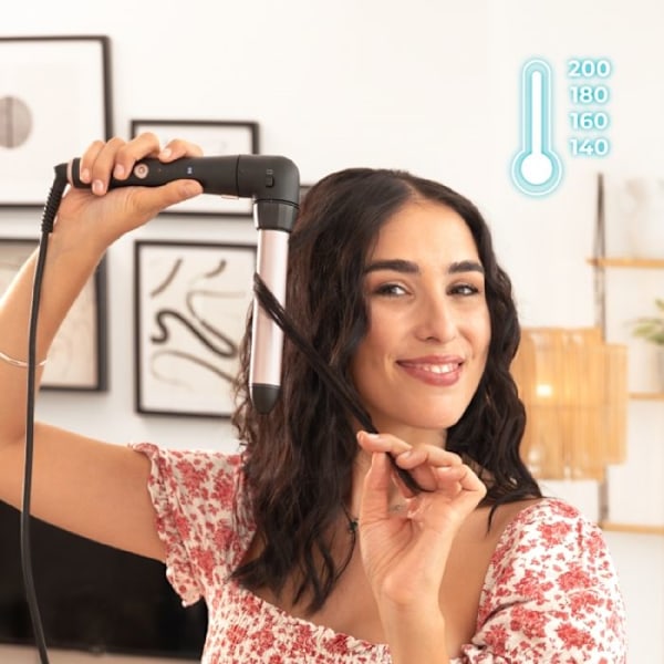 Cecotec Manuaalinen kiharrin SurfCare TwistWaves -langalla