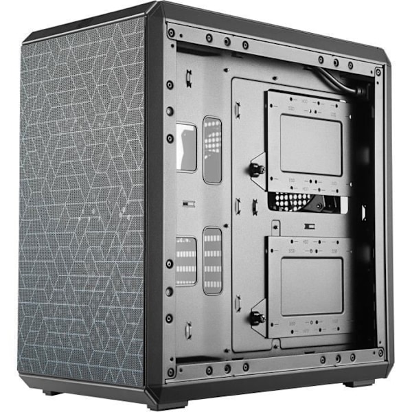 COOLER MASTER LTD Q500L PC CASE - Pelit - 2x Magneettisuodattimet - Musta - Karkaistu lasi - ATX-muoto (MCB-Q500L-KANN-S00)