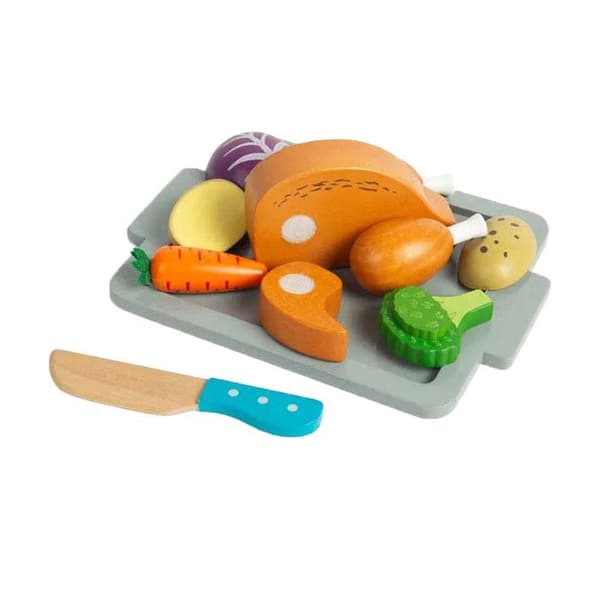 Träleksak Roast Dinner Set - kreativ rollspel
