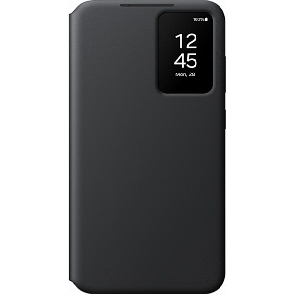 Kuoret ja kotelo - Samsung - Galaxy S24+ - Smart View - Kotelot - Musta - Puolijäykkä Svart