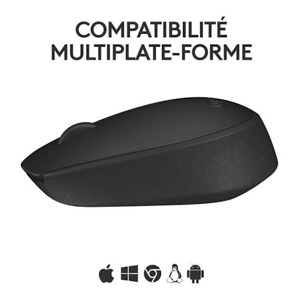 Hiiri - Langaton - Logitech - M171 - Ambidextrous - Musta