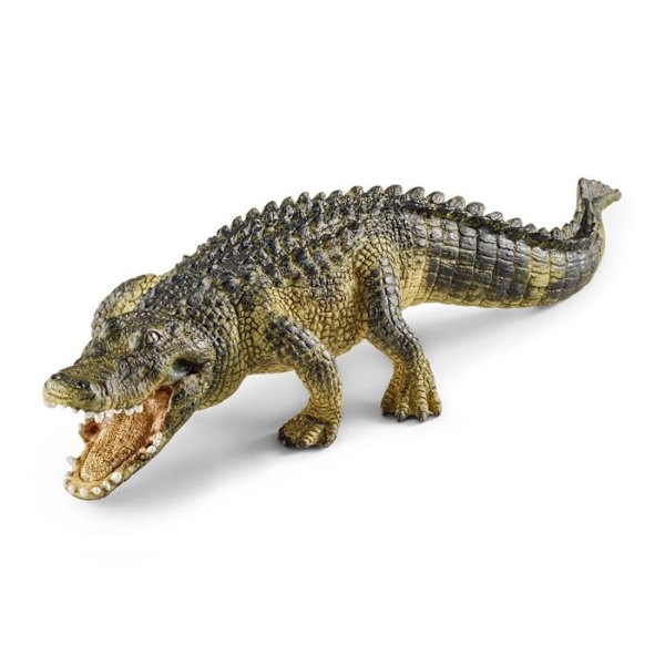 Alligaattorihahmo - Schleich - 14727 - Villieläin - Minihahmot - Sekalaiset - 3 vuotta ja vanhemmat Vihreä