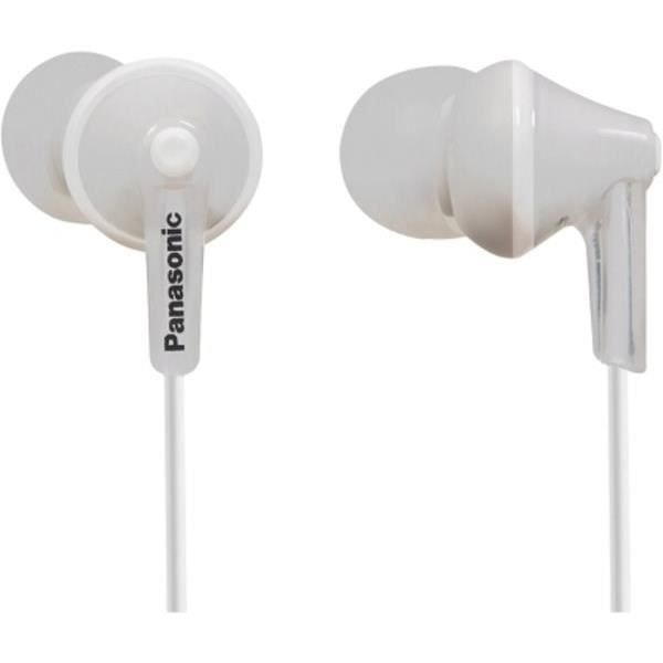 PANASONIC RP-HJE125E-W In-Ear kuulokkeet - Neodyymimagneetti - Mikrofoni - Ergo Fit Design - Valkoinen Vit