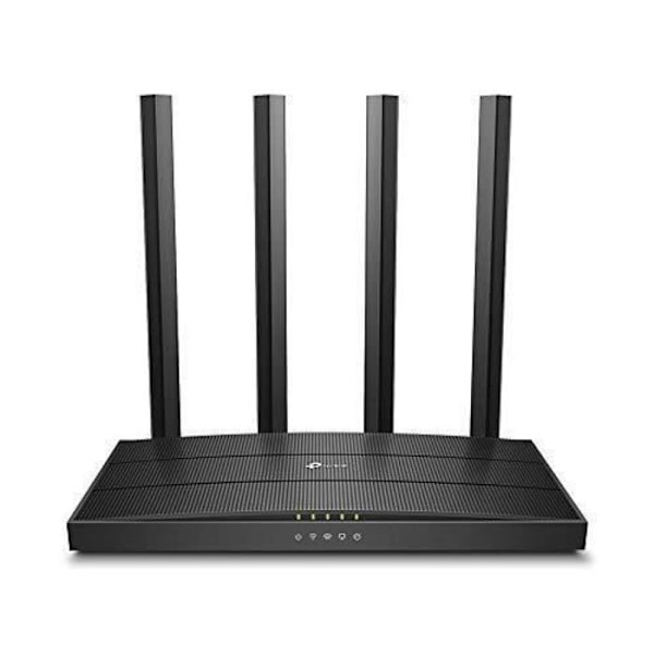 TPLINK AC1200 Dual-Band Wi-FI-router AC1200 Dual-Band Wi-FI-router 867Mbps ved 5GHz + 300Mbps ved 2,4GHz 5 Gigabit-porte 4 Antenner Sort