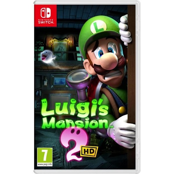 Videopeli - Nintendo - Luigi's Mansion 2 HD - Seikkailu - Paketissa - Lokakuu 2018