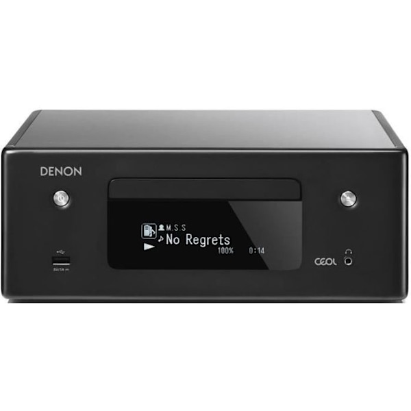 Denon CEOL N10 - Mikro-CD-system MP3 USB nätverk Wi-Fi Bluetooth - Svart