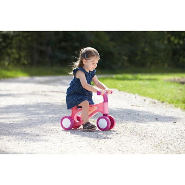 Nelipyöräinen skootteri - Lena - 07166 - Pinkki - Valkoinen - 4 pyörää - Muovi Pink, hvid