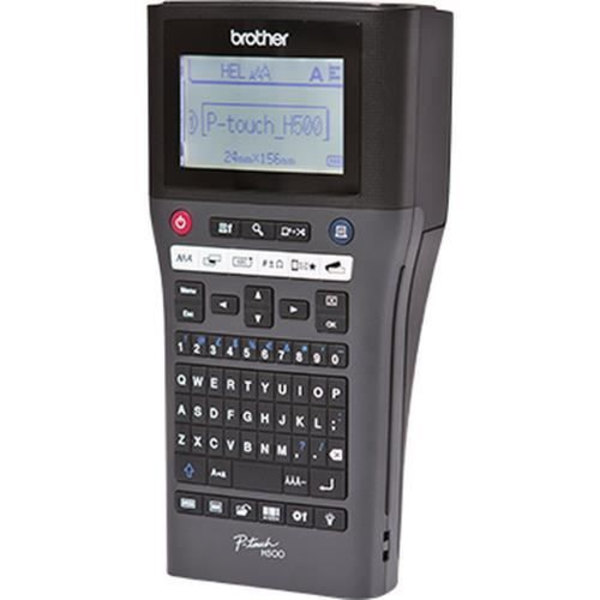 Brother PT-H500, 180 x 180 DPI, 30 mm-sek., 1,8 cm, 2,4 cm, LCD, 3 linjer