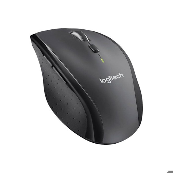Trådlös mus - Logitech - MARATHON M705 - Ergonomisk - 7 knappar - Optisk Grå