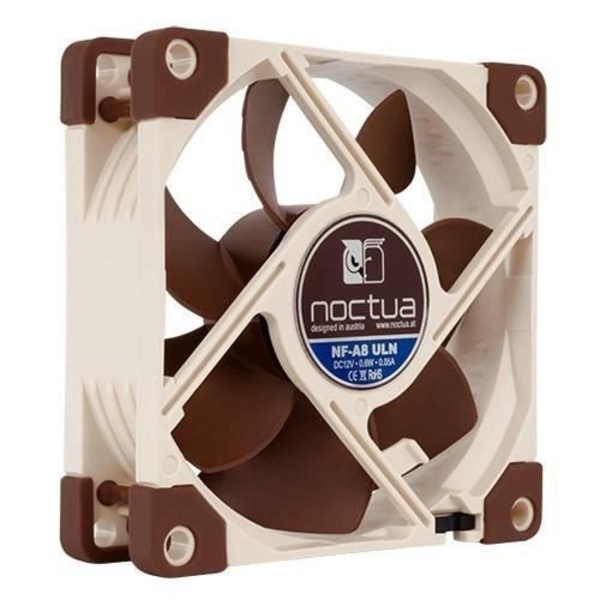 Noctua kabinet blæser 80mm NF-A8 ULN Beige, Brun