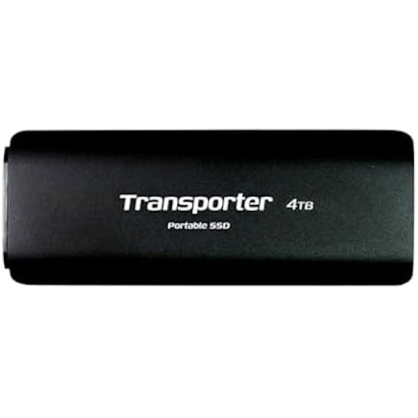 Bærbart eksternt SSD-drev - PATRIOT - Transporter PTP4TBPEC - 4 TB - USB 3.2 Gen 2 - Aluminium